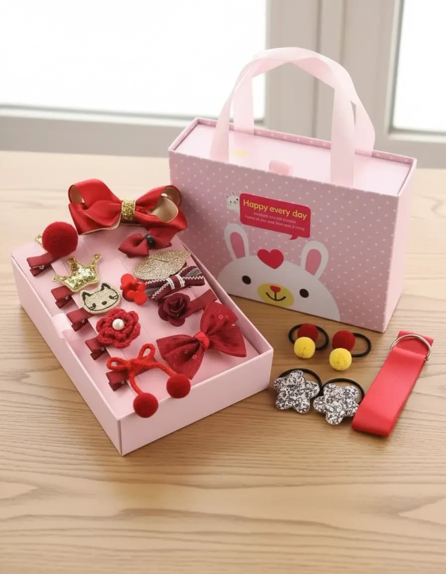 Caja de accesorios para nenas – ROJO