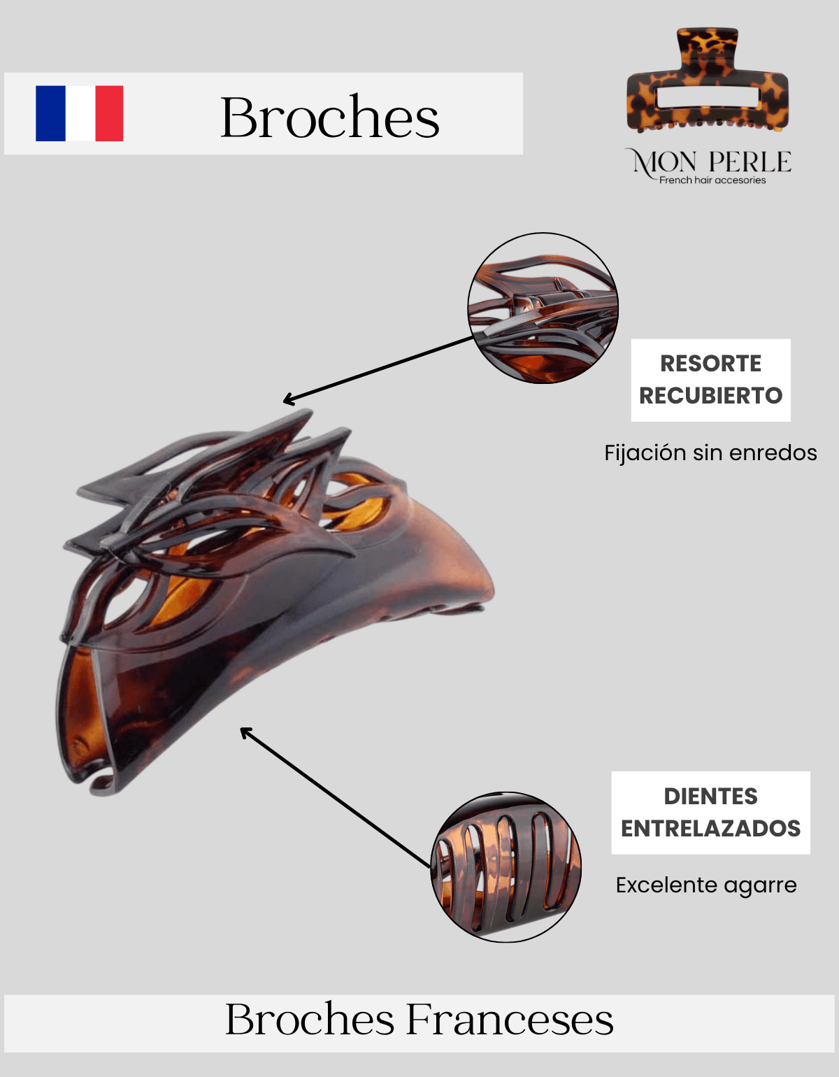 Broche Frances Mediano