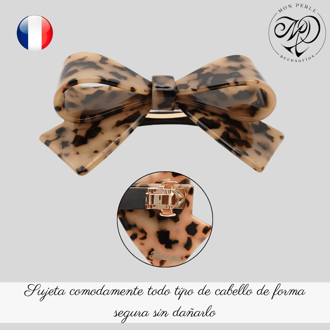Hebilla Francesa moño estampado