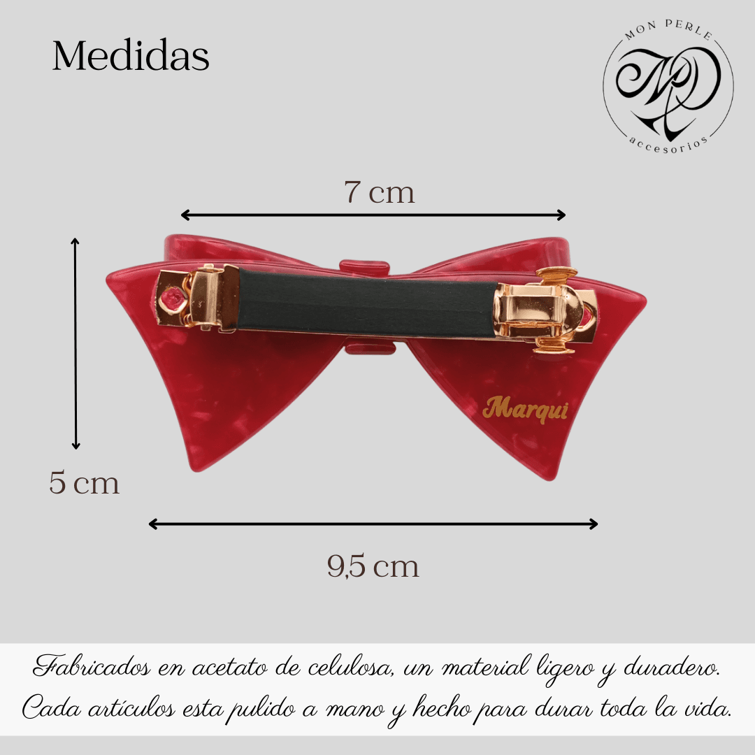 Hebilla Moño Rojo