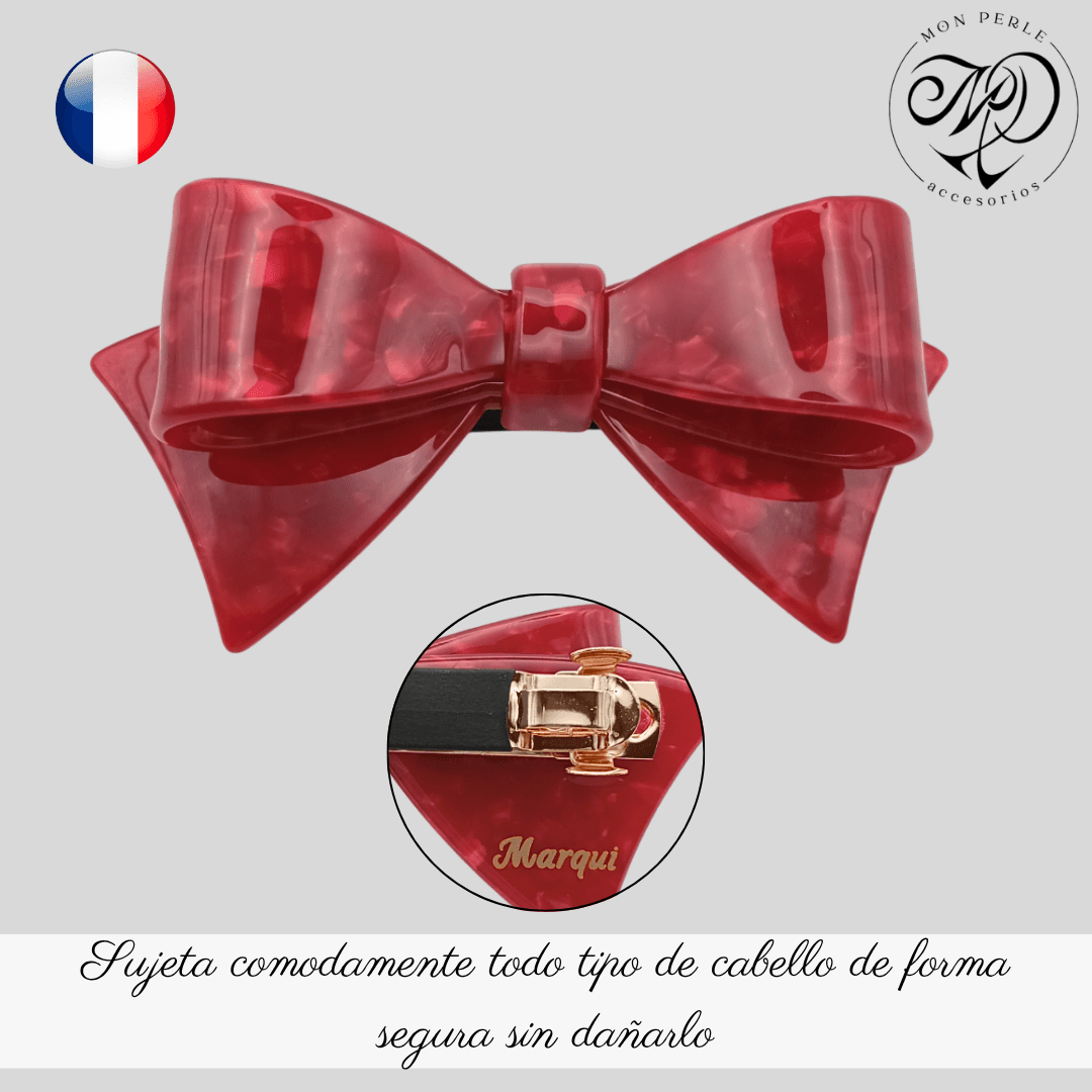 Hebilla Moño Rojo