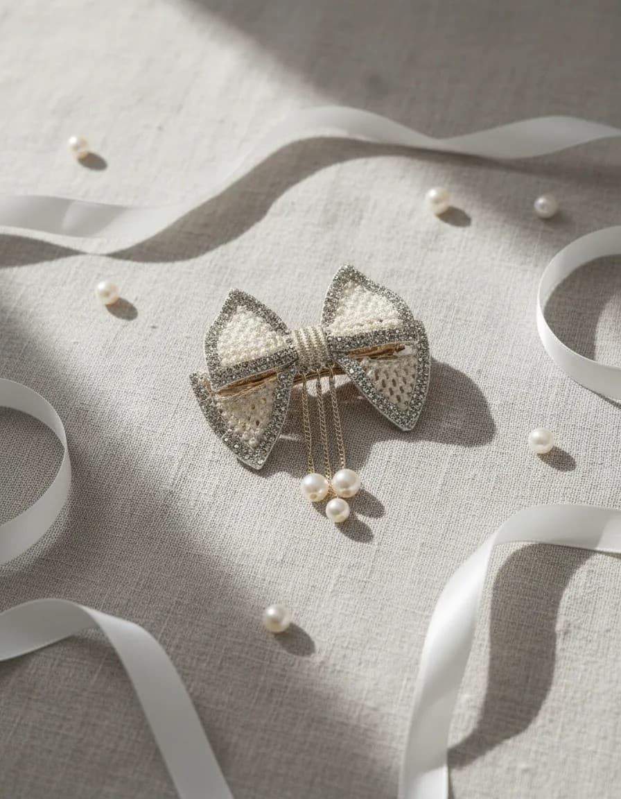 Hebilla Moño con strass