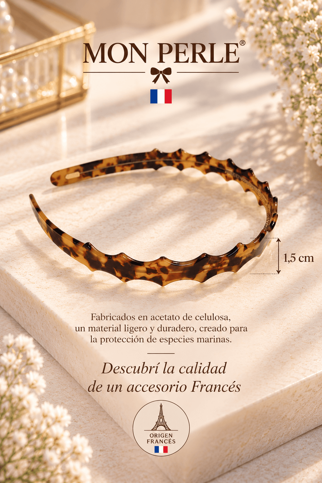 Vincha Francesa Estampada