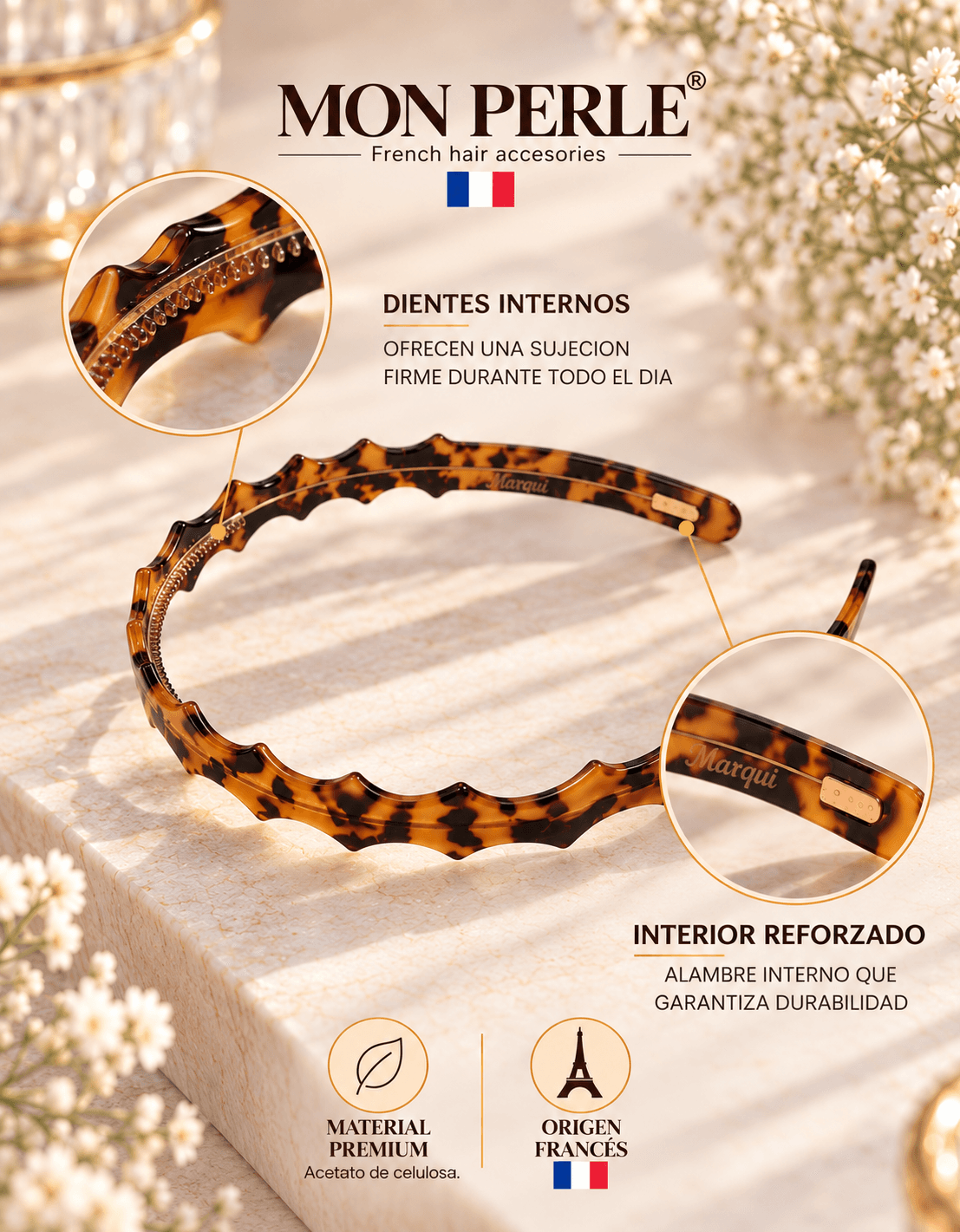 Vincha Francesa Estampada